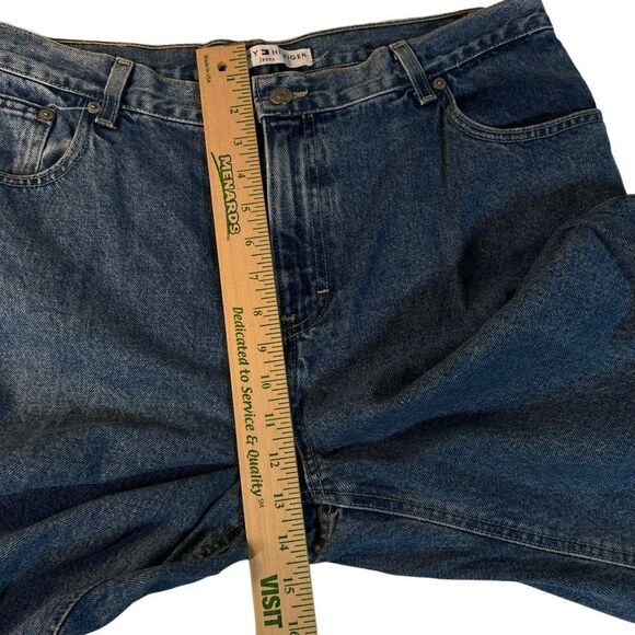 Tommy Hilfiger Womens 16/R31 Relaxed Straight Leg High Waist Denim Jeans - Picture 12 of 16